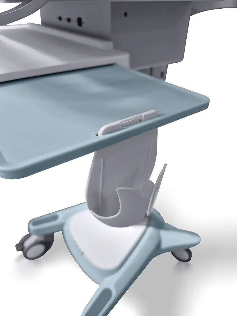 S2 Height Adjustable Laptop Cart mouse holder.webp