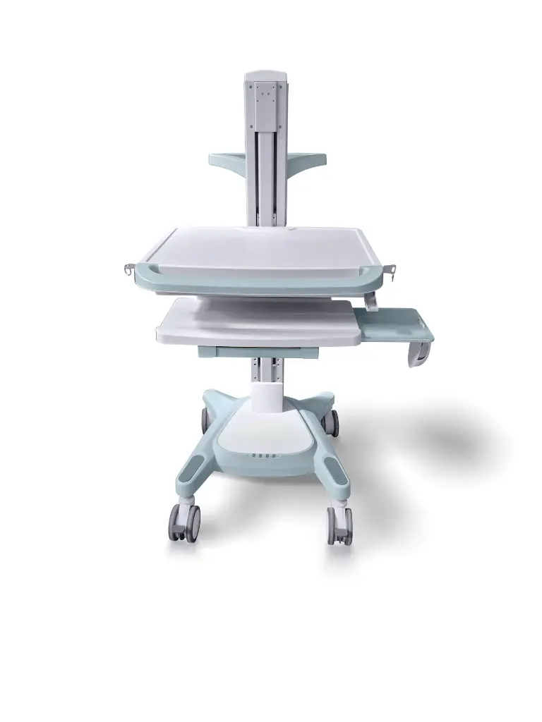 S2 Height Adjustable Laptop Cart front.webp