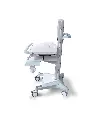 S2 Height Adjustable Laptop Cart side down.webp