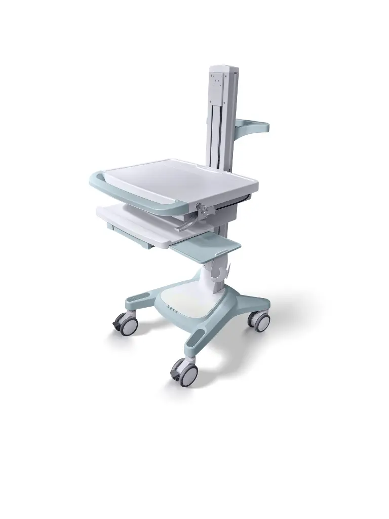 S2 Height Adjustable Laptop Cart angle.webp