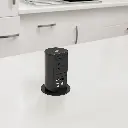 WorkTools Pop Up Power Elevator 1AUSshutter_USBA+C_Black_Front_Black_Side.webp