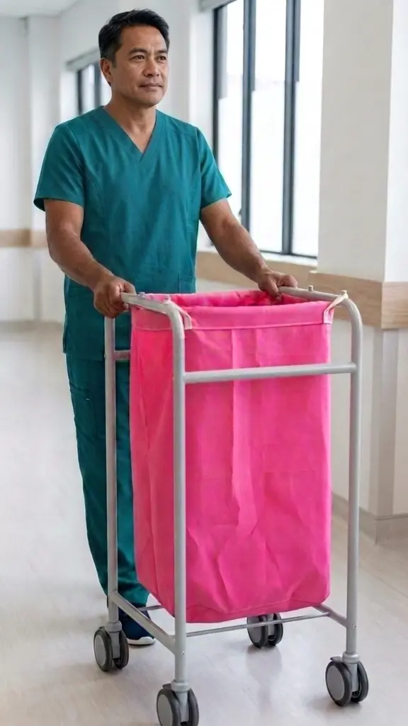 LT-4749 Laundry Trolley in hospital.webp