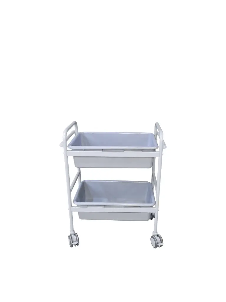 Storage Trolley 2 PVC Bins