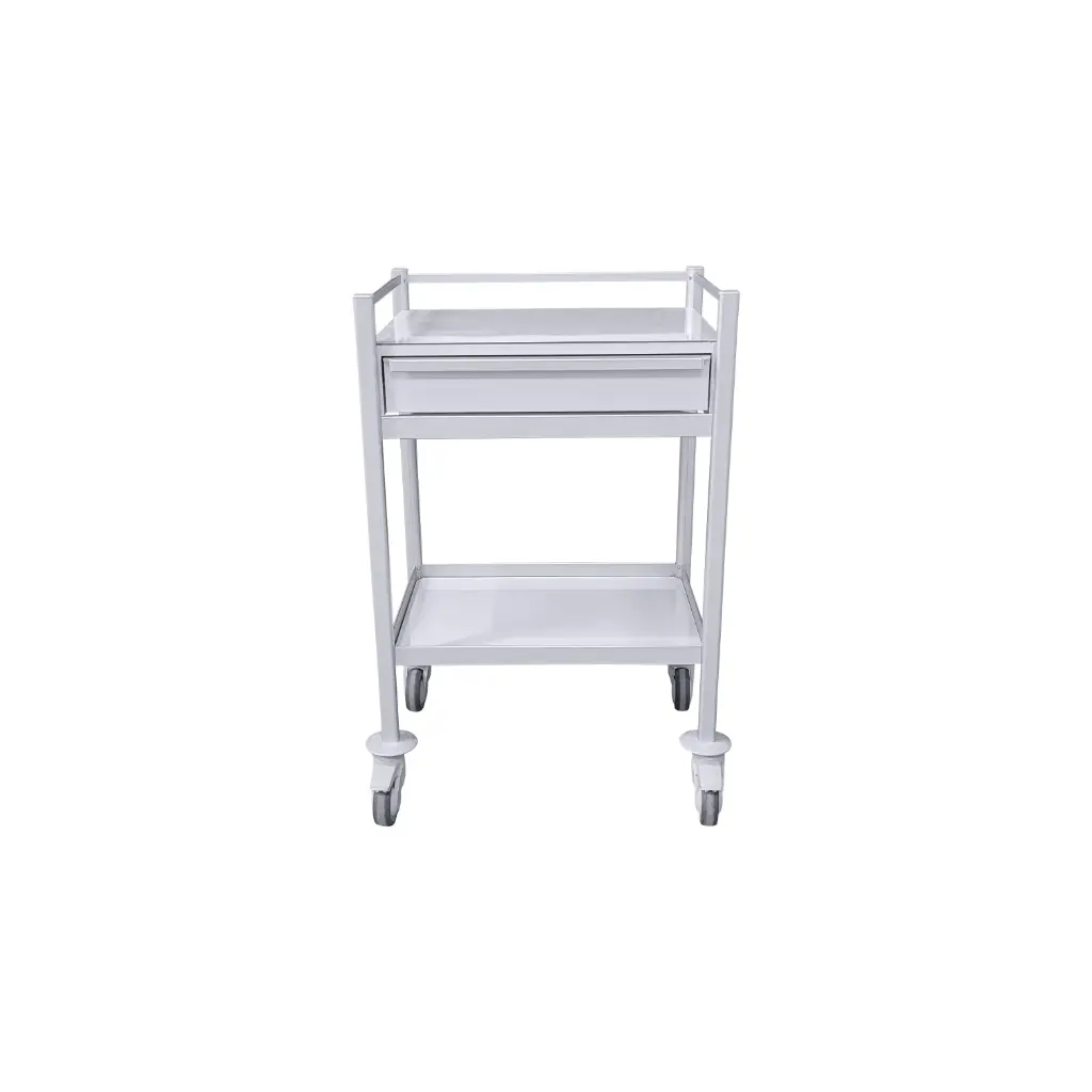 Multi-Purpose Medical Trolley - 630W, 480D, 975Hmm, 1 Drawer, 1 Shelf
