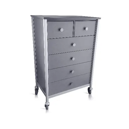 [FC-7848-2Lss-4L] Furniture Cart - 6 drawers, 780W, 480D, 1100H mm